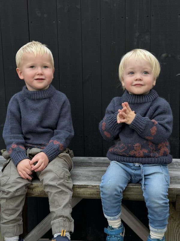 Pebberkage-genser (strikkepakke)