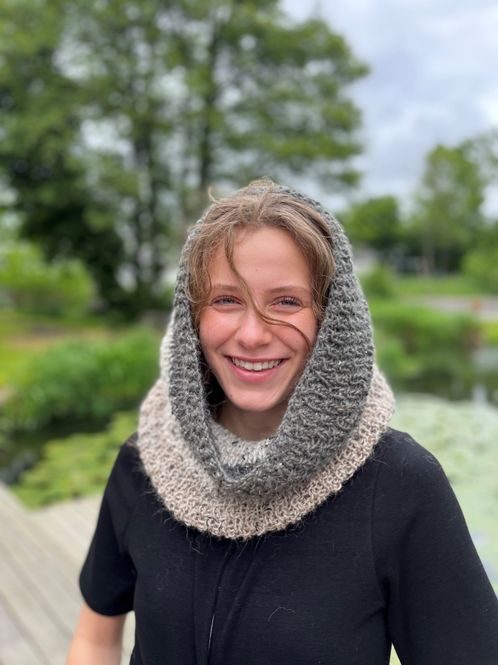 Hovedbilde Hals i DSA Alpaca tweed (oppskrift)
