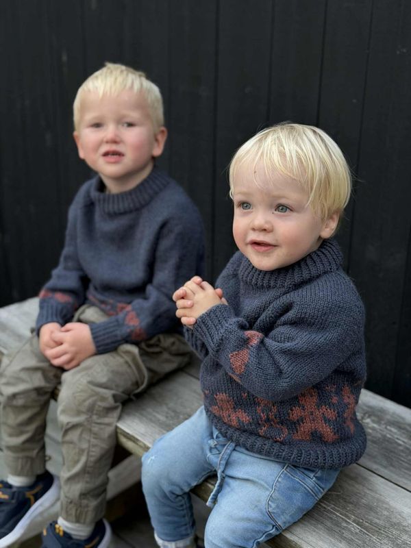 Pebberkage-genser (strikkepakke)