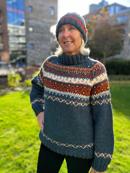 Hovedbilde Odal-genser - Ferdigstrikka