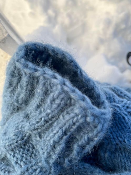 Hovedbilde Reid-genser i Viking Alpaca Bris -  Ferdigstrikka