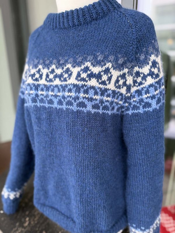 Lahelle-genser (strikkepakke)