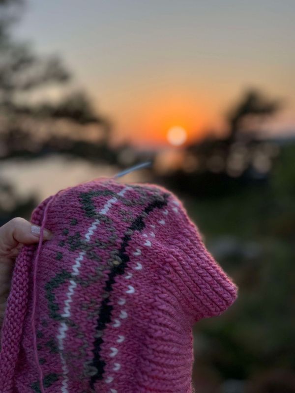 Randholm sweater, pink