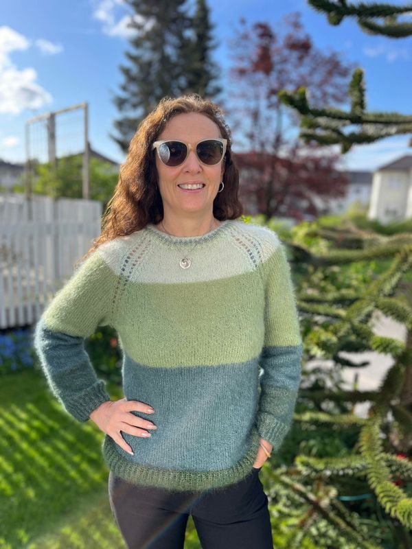 Sjursø sweater, green