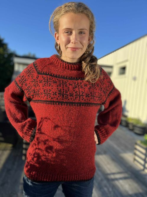 Hovedbilde Møvig-genser (oppskrift)